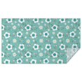 thumbnail image 1 of Pioneer Flower Floral Print Pattern Rectangle Tablecloth 60"x102", Waterproof Polyester Table Cloth, Wipeable Spillproof for Dining Camping Indoor Outdoor, 1 of 6
