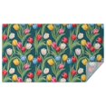 thumbnail image 1 of Pioneer Flower Floral Print Pattern Rectangle Tablecloth 60"x102", Waterproof Polyester Table Cloth, Wipeable Spillproof for Dining Camping Indoor Outdoor, 1 of 6