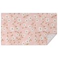 thumbnail image 1 of Pioneer Flower Floral Print Pattern Rectangle Tablecloth 60"x102", Waterproof Polyester Table Cloth, Wipeable Spillproof for Dining Camping Indoor Outdoor, 1 of 6