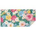 thumbnail image 1 of Pioneer Flower Floral Print Pattern Rectangle Tablecloth 60"x120",Waterproof Polyester Rectangle Table Cloth, Wipeable Spillproof Polyester Tablecloth for Dining, Camping, Indoor and Outdoor, 1 of 6