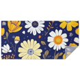 thumbnail image 1 of Pioneer Flower Floral Print Pattern Rectangle Tablecloth 60"x120",Waterproof Polyester Rectangle Table Cloth, Wipeable Spillproof Polyester Tablecloth for Dining, Camping, Indoor and Outdoor, 1 of 6