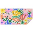 thumbnail image 1 of Pioneer Flower Floral Print Pattern Rectangle Tablecloth 60"x120",Waterproof Polyester Rectangle Table Cloth, Wipeable Spillproof Polyester Tablecloth for Dining, Camping, Indoor and Outdoor, 1 of 6