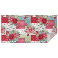 thumbnail image 1 of Pioneer Flower Floral Print Pattern Rectangle Tablecloth 60"x120",Waterproof Polyester Rectangle Table Cloth, Wipeable Spillproof Polyester Tablecloth for Dining, Camping, Indoor and Outdoor, 1 of 6
