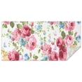 thumbnail image 1 of Pioneer Flower Floral Print Pattern Rectangle Tablecloth 60"x120",Waterproof Polyester Rectangle Table Cloth, Wipeable Spillproof Polyester Tablecloth for Dining, Camping, Indoor and Outdoor, 1 of 6