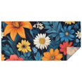 thumbnail image 1 of Pioneer Flower Floral Print Pattern Rectangle Tablecloth 60"x120",Waterproof Polyester Rectangle Table Cloth, Wipeable Spillproof Polyester Tablecloth for Dining, Camping, Indoor and Outdoor, 1 of 6