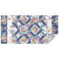 thumbnail image 1 of Pioneer Flower Floral Print Pattern Rectangle Tablecloth 60"x120",Waterproof Polyester Rectangle Table Cloth, Wipeable Spillproof Polyester Tablecloth for Dining, Camping, Indoor and Outdoor, 1 of 6
