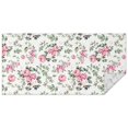 thumbnail image 1 of Pioneer Flower Floral Print Pattern Rectangle Tablecloth 60"x120",Waterproof Polyester Rectangle Table Cloth, Wipeable Spillproof Polyester Tablecloth for Dining, Camping, Indoor and Outdoor, 1 of 5