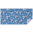 thumbnail image 1 of Pioneer Flower Floral Print Pattern Rectangle Tablecloth 60"x120",Waterproof Polyester Rectangle Table Cloth, Wipeable Spillproof Polyester Tablecloth for Dining, Camping, Indoor and Outdoor, 1 of 6