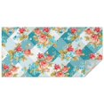 thumbnail image 1 of Pioneer Flower Floral Print Pattern Rectangle Tablecloth 60"x120",Waterproof Polyester Rectangle Table Cloth, Wipeable Spillproof Polyester Tablecloth for Dining, Camping, Indoor and Outdoor, 1 of 6