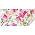 thumbnail image 1 of Pioneer Flower Floral Print Pattern Rectangle Tablecloth 60"x120",Waterproof Polyester Rectangle Table Cloth, Wipeable Spillproof Polyester Tablecloth for Dining, Camping, Indoor and Outdoor, 1 of 6