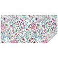 thumbnail image 1 of Pioneer Flower Floral Print Pattern Rectangle Tablecloth 60"x120",Waterproof Polyester Rectangle Table Cloth, Wipeable Spillproof Polyester Tablecloth for Dining, Camping, Indoor and Outdoor, 1 of 6