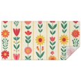 thumbnail image 1 of Pioneer Flower Floral Print Pattern Rectangle Tablecloth 60"x120",Waterproof Polyester Rectangle Table Cloth, Wipeable Spillproof Polyester Tablecloth for Dining, Camping, Indoor and Outdoor, 1 of 6