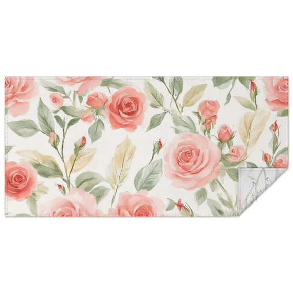Pioneer Flower Floral Print Pattern Rectangle Tablecloth 60"x120",Waterproof Polyester Rectangle Table Cloth, Wipeable Spillproof Polyester Tablecloth for Dining, Camping, Indoor and Outdoor