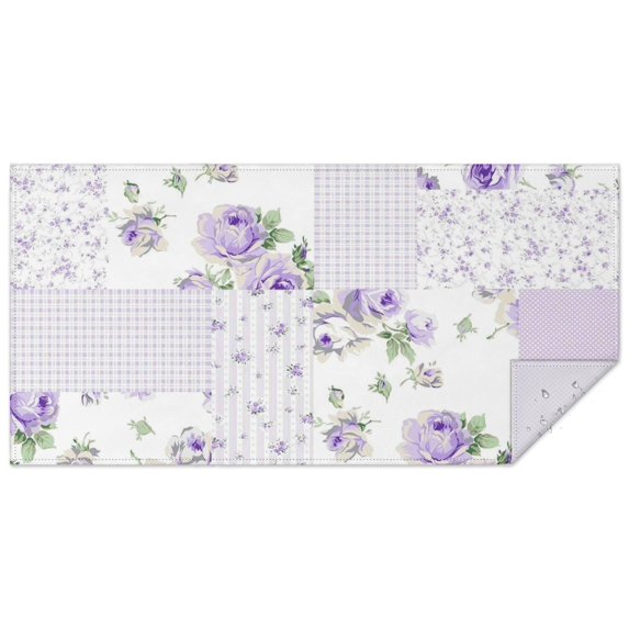 Pioneer Flower Floral Print Pattern Rectangle Tablecloth 60"x120",Waterproof Polyester Rectangle Table Cloth, Wipeable Spillproof Polyester Tablecloth for Dining, Camping, Indoor and Outdoor