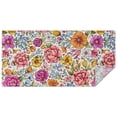 thumbnail image 1 of Pioneer Flower Floral Print Pattern Rectangle Tablecloth 60"x120",Waterproof Polyester Rectangle Table Cloth, Wipeable Spillproof Polyester Tablecloth for Dining, Camping, Indoor and Outdoor, 1 of 6