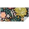 thumbnail image 1 of Pioneer Flower Floral Print Pattern Rectangle Tablecloth 60"x120",Waterproof Polyester Rectangle Table Cloth, Wipeable Spillproof Polyester Tablecloth for Dining, Camping, Indoor and Outdoor, 1 of 6