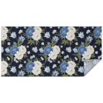 thumbnail image 1 of Pioneer Flower Floral Print Pattern Rectangle Tablecloth 60"x120", Waterproof Polyester Table Cloth, Wipeable Spillproof for Dining Camping Indoor Outdoor, 1 of 6