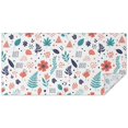 thumbnail image 1 of Pioneer Flower Floral Print Pattern Rectangle Tablecloth 60"x120", Waterproof Polyester Table Cloth, Wipeable Spillproof for Dining Camping Indoor Outdoor, 1 of 6