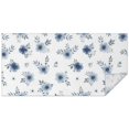 thumbnail image 1 of Pioneer Flower Floral Print Pattern Rectangle Tablecloth 60"x120", Waterproof Polyester Table Cloth, Wipeable Spillproof for Dining Camping Indoor Outdoor, 1 of 6