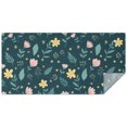 thumbnail image 1 of Pioneer Flower Floral Print Pattern Rectangle Tablecloth 60"x120", Waterproof Polyester Table Cloth, Wipeable Spillproof for Dining Camping Indoor Outdoor, 1 of 6