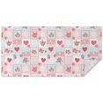 thumbnail image 1 of Pioneer Flower Floral Print Pattern Rectangle Tablecloth 60"x120", Waterproof Polyester Table Cloth, Wipeable Spillproof for Dining Camping Indoor Outdoor, 1 of 6