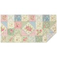 thumbnail image 1 of Pioneer Flower Floral Print Pattern Rectangle Tablecloth 60"x120", Waterproof Polyester Table Cloth, Wipeable Spillproof for Dining Camping Indoor Outdoor, 1 of 6