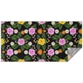 thumbnail image 1 of Pioneer Flower Floral Print Pattern Rectangle Tablecloth 60"x120", Waterproof Polyester Table Cloth, Wipeable Spillproof for Dining Camping Indoor Outdoor, 1 of 6