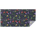 thumbnail image 1 of Pioneer Flower Floral Print Pattern Rectangle Tablecloth 60"x120", Waterproof Polyester Table Cloth, Wipeable Spillproof for Dining Camping Indoor Outdoor, 1 of 6