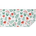 thumbnail image 1 of Pioneer Flower Floral Print Pattern Rectangle Tablecloth 60"x120", Waterproof Polyester Table Cloth, Wipeable Spillproof for Dining Camping Indoor Outdoor, 1 of 6