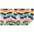 thumbnail image 1 of Pioneer Flower Floral Print Pattern Rectangle Tablecloth 60"x120", Waterproof Polyester Table Cloth, Wipeable Spillproof for Dining Camping Indoor Outdoor, 1 of 6