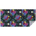 thumbnail image 1 of Pioneer Flower Floral Print Pattern Rectangle Tablecloth 60"x120", Waterproof Polyester Table Cloth, Wipeable Spillproof for Dining Camping Indoor Outdoor, 1 of 6