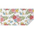 thumbnail image 1 of Pioneer Flower Floral Print Pattern Rectangle Tablecloth 60"x120", Waterproof Polyester Table Cloth, Wipeable Spillproof for Dining Camping Indoor Outdoor, 1 of 6