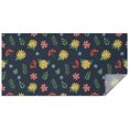 thumbnail image 1 of Pioneer Flower Floral Print Pattern Rectangle Tablecloth 60"x120", Waterproof Polyester Table Cloth, Wipeable Spillproof for Dining Camping Indoor Outdoor, 1 of 6