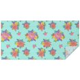 thumbnail image 1 of Pioneer Flower Floral Print Pattern Rectangle Tablecloth 60"x120", Waterproof Polyester Table Cloth, Wipeable Spillproof for Dining Camping Indoor Outdoor, 1 of 6