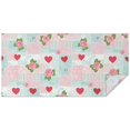 thumbnail image 1 of Pioneer Flower Floral Print Pattern Rectangle Tablecloth 60"x120", Waterproof Polyester Table Cloth, Wipeable Spillproof for Dining Camping Indoor Outdoor, 1 of 6