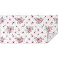 thumbnail image 1 of Pioneer Flower Floral Print Pattern Rectangle Tablecloth 60"x120", Waterproof Polyester Table Cloth, Wipeable Spillproof for Dining Camping Indoor Outdoor, 1 of 6