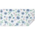 thumbnail image 1 of Pioneer Flower Floral Print Pattern Rectangle Tablecloth 60"x120", Waterproof Polyester Table Cloth, Wipeable Spillproof for Dining Camping Indoor Outdoor, 1 of 6