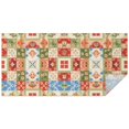 thumbnail image 1 of Pioneer Flower Floral Print Pattern Rectangle Tablecloth 60"x120", Waterproof Polyester Table Cloth, Wipeable Spillproof for Dining Camping Indoor Outdoor, 1 of 6