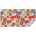 thumbnail image 1 of Pioneer Flower Floral Print Pattern Rectangle Tablecloth 60"x120", Waterproof Polyester Table Cloth, Wipeable Spillproof for Dining Camping Indoor Outdoor, 1 of 6