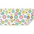 thumbnail image 1 of Pioneer Flower Floral Print Pattern Rectangle Tablecloth 60"x120", Waterproof Polyester Table Cloth, Wipeable Spillproof for Dining Camping Indoor Outdoor, 1 of 6