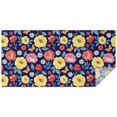 thumbnail image 1 of Pioneer Flower Floral Print Pattern Rectangle Tablecloth 60"x120", Waterproof Polyester Table Cloth, Wipeable Spillproof for Dining Camping Indoor Outdoor, 1 of 6