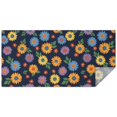 thumbnail image 1 of Pioneer Flower Floral Print Pattern Rectangle Tablecloth 60"x120", Waterproof Polyester Table Cloth, Wipeable Spillproof for Dining Camping Indoor Outdoor, 1 of 6