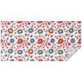 thumbnail image 1 of Pioneer Flower Floral Print Pattern Rectangle Tablecloth 60"x120", Waterproof Polyester Table Cloth, Wipeable Spillproof for Dining Camping Indoor Outdoor, 1 of 6