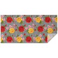 thumbnail image 1 of Pioneer Flower Floral Print Pattern Rectangle Tablecloth 60"x120", Waterproof Polyester Table Cloth, Wipeable Spillproof for Dining Camping Indoor Outdoor, 1 of 6