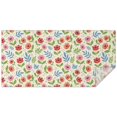 thumbnail image 1 of Pioneer Flower Floral Print Pattern Rectangle Tablecloth 60"x120", Waterproof Polyester Table Cloth, Wipeable Spillproof for Dining Camping Indoor Outdoor, 1 of 6