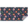 thumbnail image 1 of Pioneer Flower Floral Print Pattern Rectangle Tablecloth 60"x120", Waterproof Polyester Table Cloth, Wipeable Spillproof for Dining Camping Indoor Outdoor, 1 of 6