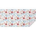 thumbnail image 1 of Pioneer Flower Floral Print Pattern Rectangle Tablecloth 60"x120", Waterproof Polyester Table Cloth, Wipeable Spillproof for Dining Camping Indoor Outdoor, 1 of 6