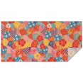 thumbnail image 1 of Pioneer Flower Floral Print Pattern Rectangle Tablecloth 60"x120", Waterproof Polyester Table Cloth, Wipeable Spillproof for Dining Camping Indoor Outdoor, 1 of 6