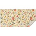 thumbnail image 1 of Pioneer Flower Floral Print Pattern Rectangle Tablecloth 60"x120", Waterproof Polyester Table Cloth, Wipeable Spillproof for Dining Camping Indoor Outdoor, 1 of 6