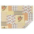 thumbnail image 1 of Pioneer Flower Floral Print Pattern Rectangle Tablecloth 60"x84",Waterproof Polyester Rectangle Table Cloth, Wipeable Spillproof Polyester Tablecloth for Dining, Camping, Indoor and Outdoor, 1 of 5